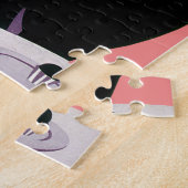 Art Deco Woman, Aftermiddag Tea en Cupcake Legpuzzel (Zijkant)