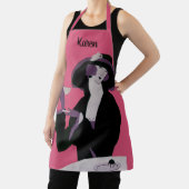  Art Deco Woman, Aftermiddag Tea en Cupcake Schort (Insitu)