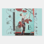 ART DECO WOMAN Beauty Mode Inpakpapier Vel (Voorkant)