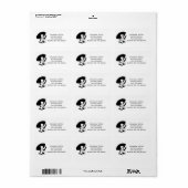 Art Deco Woman in Big Pet Glove RL Etiket (Full Sheet)