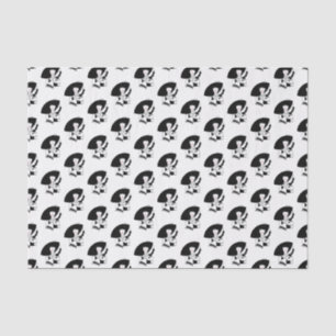 Art Deco Woman in Big Pet Glove RL Tissuepapier