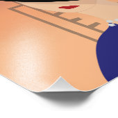 Art Deco Woman in Pet, Chrysler Building Poster (Hoek)