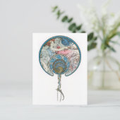 Art Deco Woman Lady  Illustration Briefkaart (Staand voorkant)