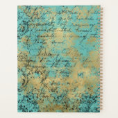 Art Deco Woman Personalized Planner (Achterkant)