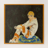  Art Deco Woman, Roken door S. Chompre Legpuzzel (Horizontaal)