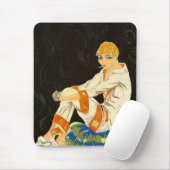 Art Deco Woman, Roken door S. Chompre Muismat (Met muis)