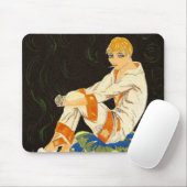  Art Deco Woman, Roken door S. Chompre Muismat (Met muis)