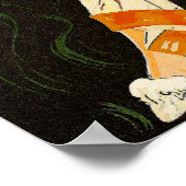  Art Deco Woman, Roken door S. Chompre Poster (Hoek)