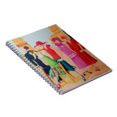 Art Deco Women Notitieboek (Rechterzijde)