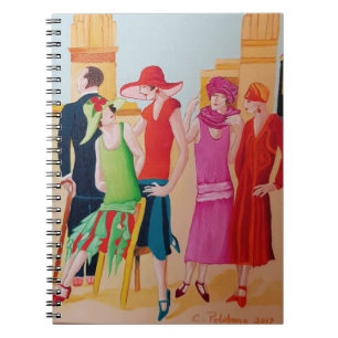 Art Deco Women Notitieboek