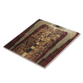 ART DECO WOODWWORK INLAID PANELS TEGELTJE (Zijkant)