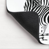 Art Deco-Zebra Muismat (Hoek)