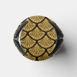 Art Deco Zeemeermin Schalen - Zwart & Goud Blikjeskoeler