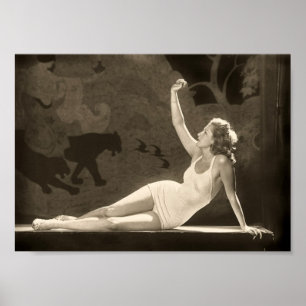 Art Deco Zeigfeld Girl Poster