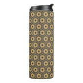 Art Deco: Zeshoekige behang Thermosbeker (Gedraaid links)