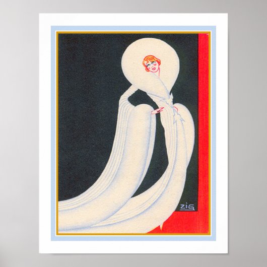 Art Deco Ziegfeld Follies uit 1920 Poster (Voorkant)