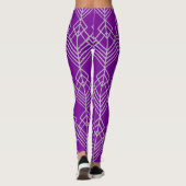 Art Deco Zig Zag Leggings (Achterkant)