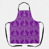 Art Deco Zig Zag Schort (Voorkant)
