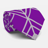 Art Deco Zig Zag Stropdas (Opgerold)