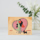 Art Deco ~  zijn mijn Valentijn Feestdagenkaart (Staand voorkant)