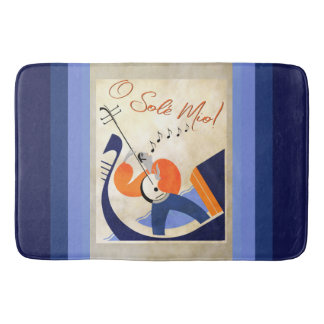 Art Deco zingende gondelier O Sole Mio Badmat