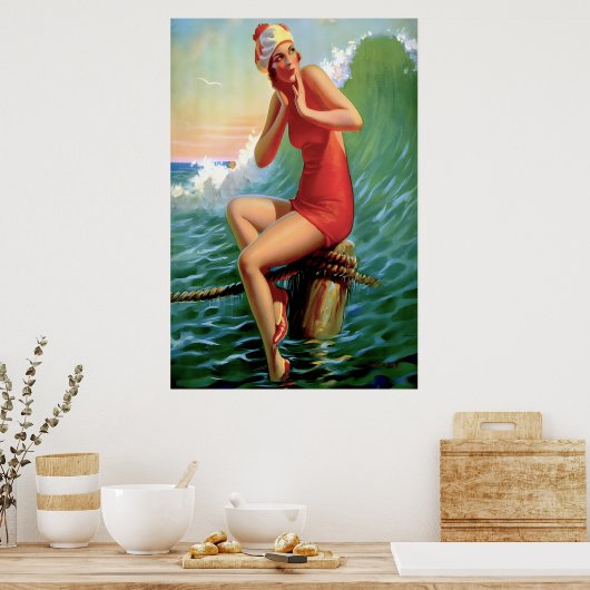 Art Deco -  zitting Poster (Keuken)