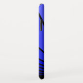 Art deco zon in blauwe iPhone / iPad hoesje (Achterkant/rechts)