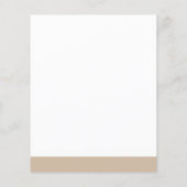 Art deco zon in bruin papier blad (Achterkant)