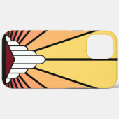 Art deco zon in de ochtend Case-Mate iPhone case (Achterkant (horizontaal))