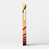 Art deco zon in de ochtend Case-Mate iPhone case (Achterkant / Links)