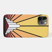 Art deco zon in de ochtend Case-Mate iPhone case (Achterkant (horizontaal))