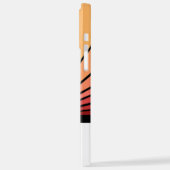 Art deco zon in de ochtend iPhone hoesje (Linkerkant)