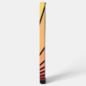 Art deco zon in de ochtend samsung galaxy hoesje (Linkerkant)