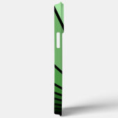 Art deco zon in het groen Case-Mate iPhone case (Achterkant / Rechts)