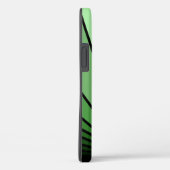 Art deco zon in het groen Case-Mate iPhone case (Achterkant / Rechts)