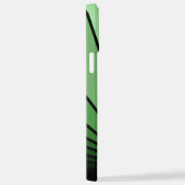 Art deco zon in het groen iPhone hoesje (Rechterkant)