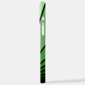 Art deco zon in het groen iPhone hoesje (Linkerkant)