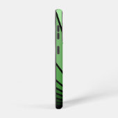 Art deco zon in het groen samsung galaxy hoesje (Rechterkant)