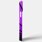 Art deco zon in het paarse Case-Mate iPhone case (Achterkant / Rechts)