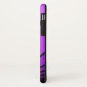 Art deco zon in het paarse Case-Mate iPhone case (Achterkant/links)