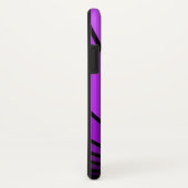 Art deco zon in het paarse Case-Mate iPhone case (Achterkant / rechts)