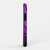 Art deco zon in het paarse Case-Mate iPhone case (Achterkant/rechts)