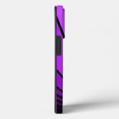 Art deco zon in het paarse Case-Mate iPhone case (Achterkant / Rechts)