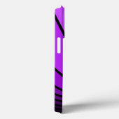 Art deco zon in het paarse Case-Mate iPhone case (Achterkant / Rechts)