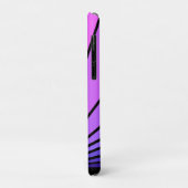 Art deco zon in paarse & roze Case-Mate iPhone case (Achterkant/links)