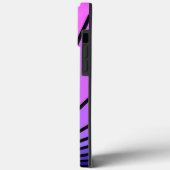 Art deco zon in paarse & roze Case-Mate iPhone case (Achterkant / Links)