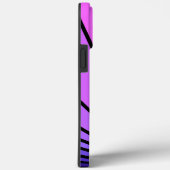 Art deco zon in paarse & roze Case-Mate iPhone case (Achterkant / Rechts)