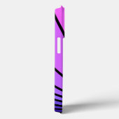 Art deco zon in paarse & roze Case-Mate iPhone case (Achterkant / Rechts)