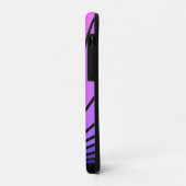Art deco zon in paarse & roze Case-Mate iPhone case (Achterkant/links)