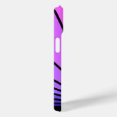 Art deco zon in paarse & roze Case-Mate iPhone case (Achterkant / Rechts)